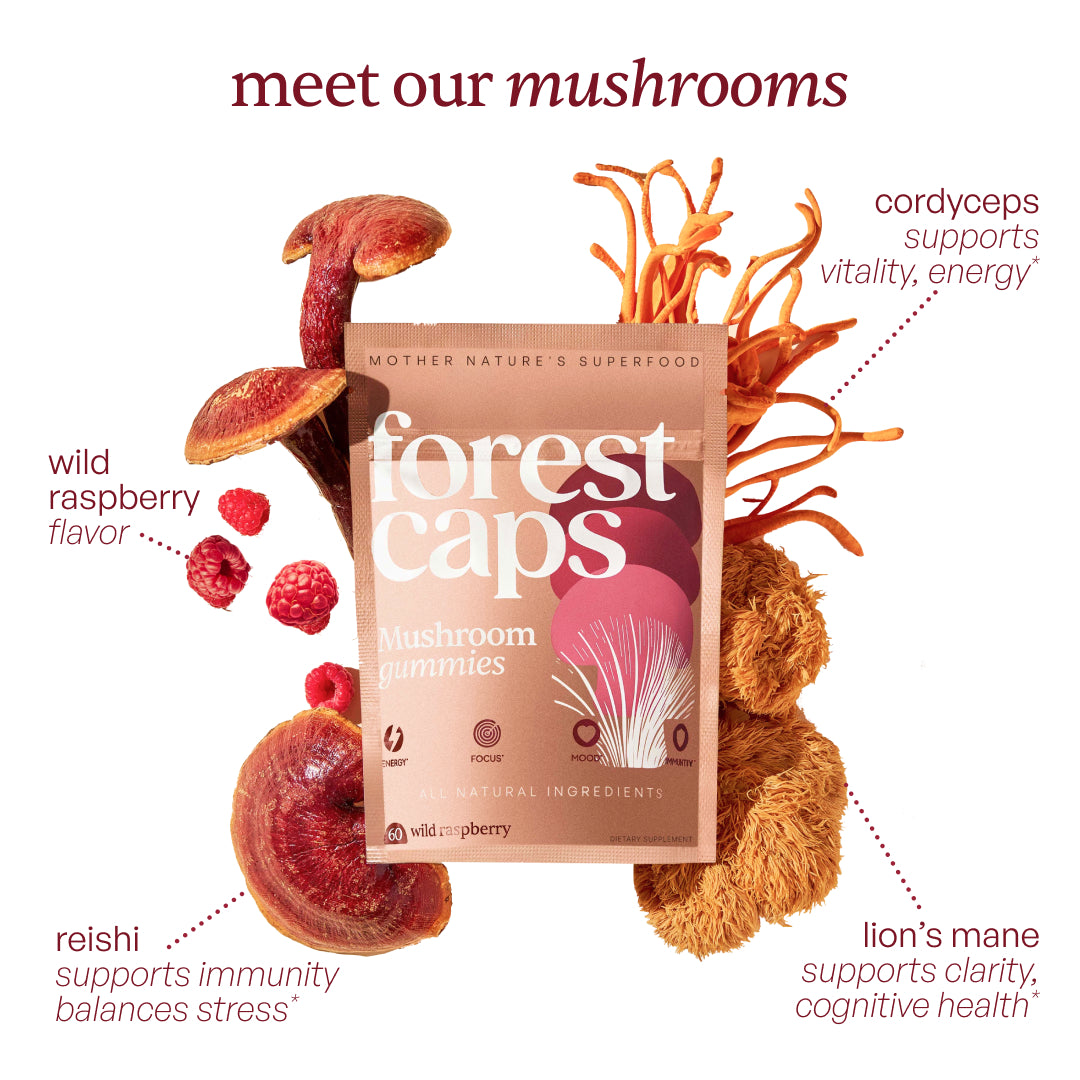 ForestCaps Mushroom Gummies