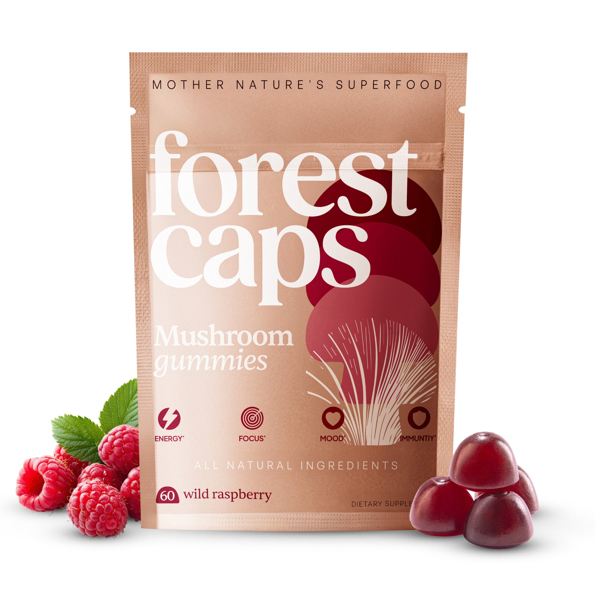 ForestCaps Mushroom Gummies